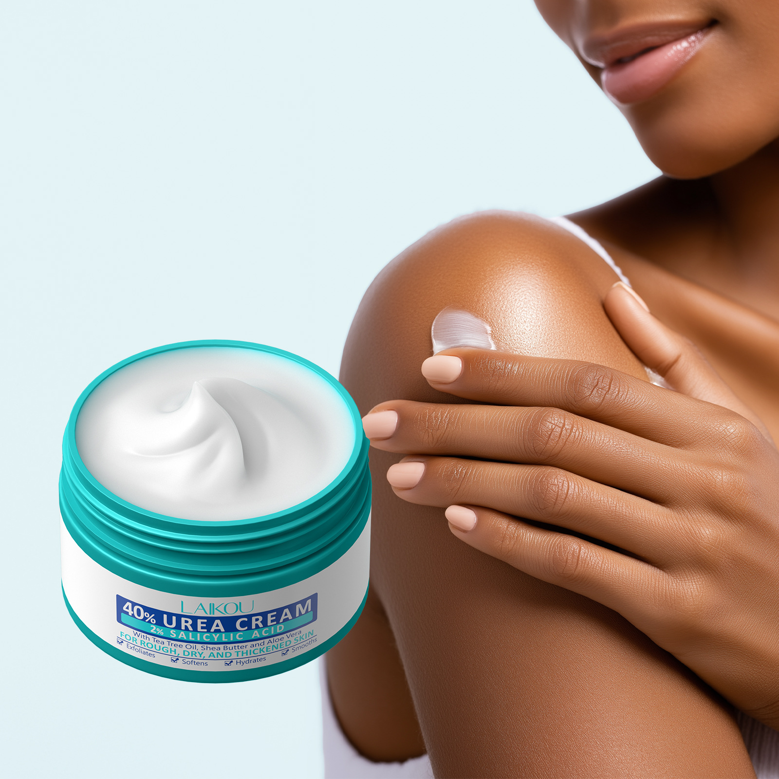 Cross-border new product LAIKOU Urine Cream 100g hydrating and moisturizing FDA skin care product in stock for export, all in English full figure