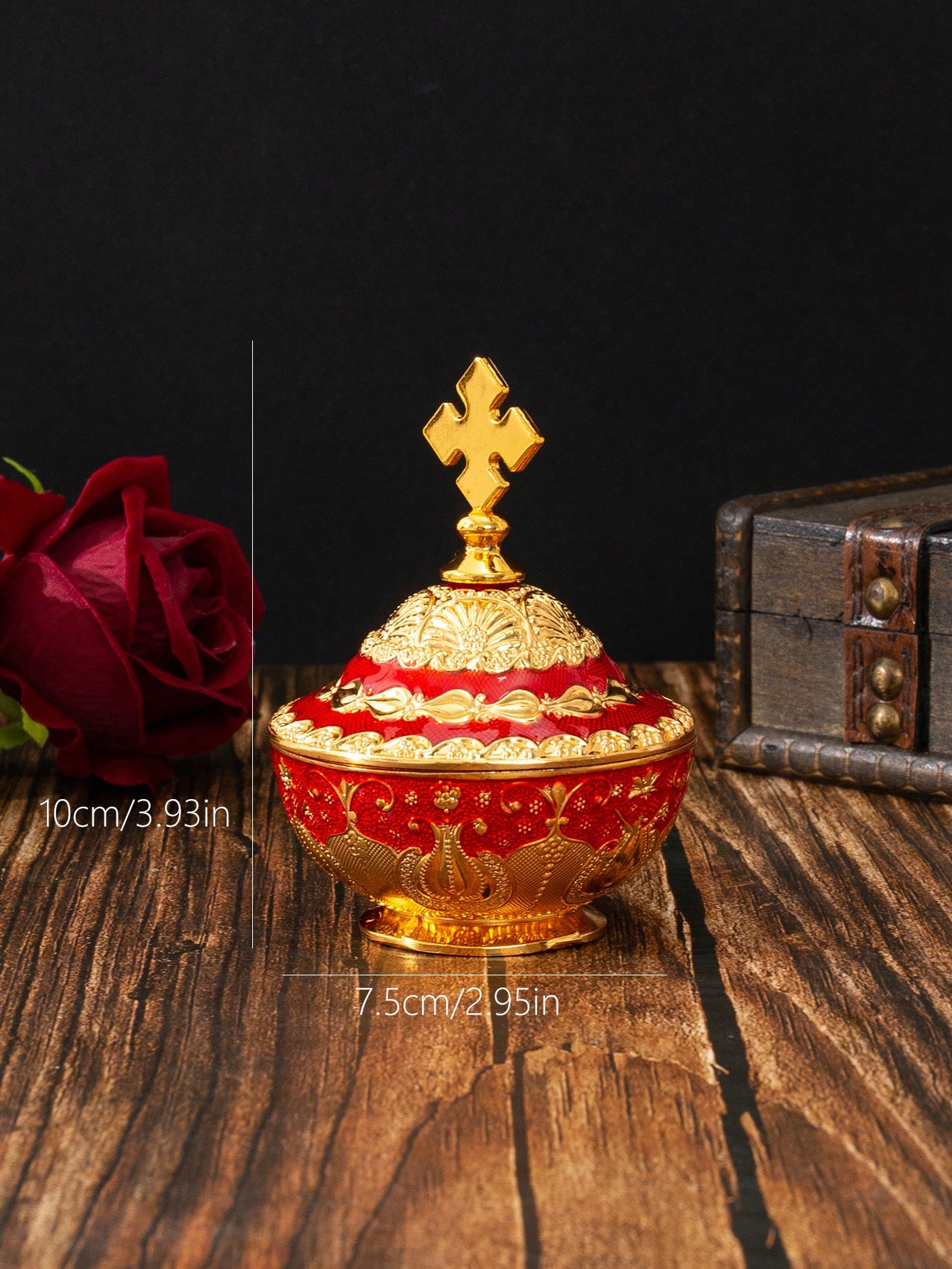 European-style gold-red zinc alloy hotel high-end storage dr Application Scenario