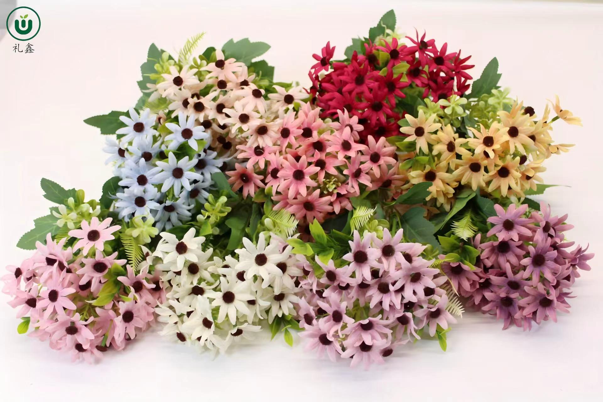 Five-headed small-clawed chrysanthemum simulation handicrafts, creative display items, gifts, home decorations, handicrafts, collectibles, multiple choices