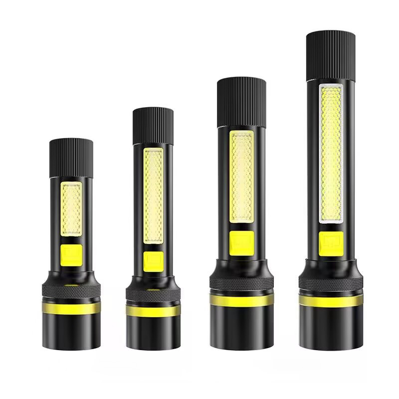 Flashlight, strong light, long battery life, rechargeable, USB, outdoor ultra-bright long-range, household emergency light, waterproof, mini and portable pic 4
