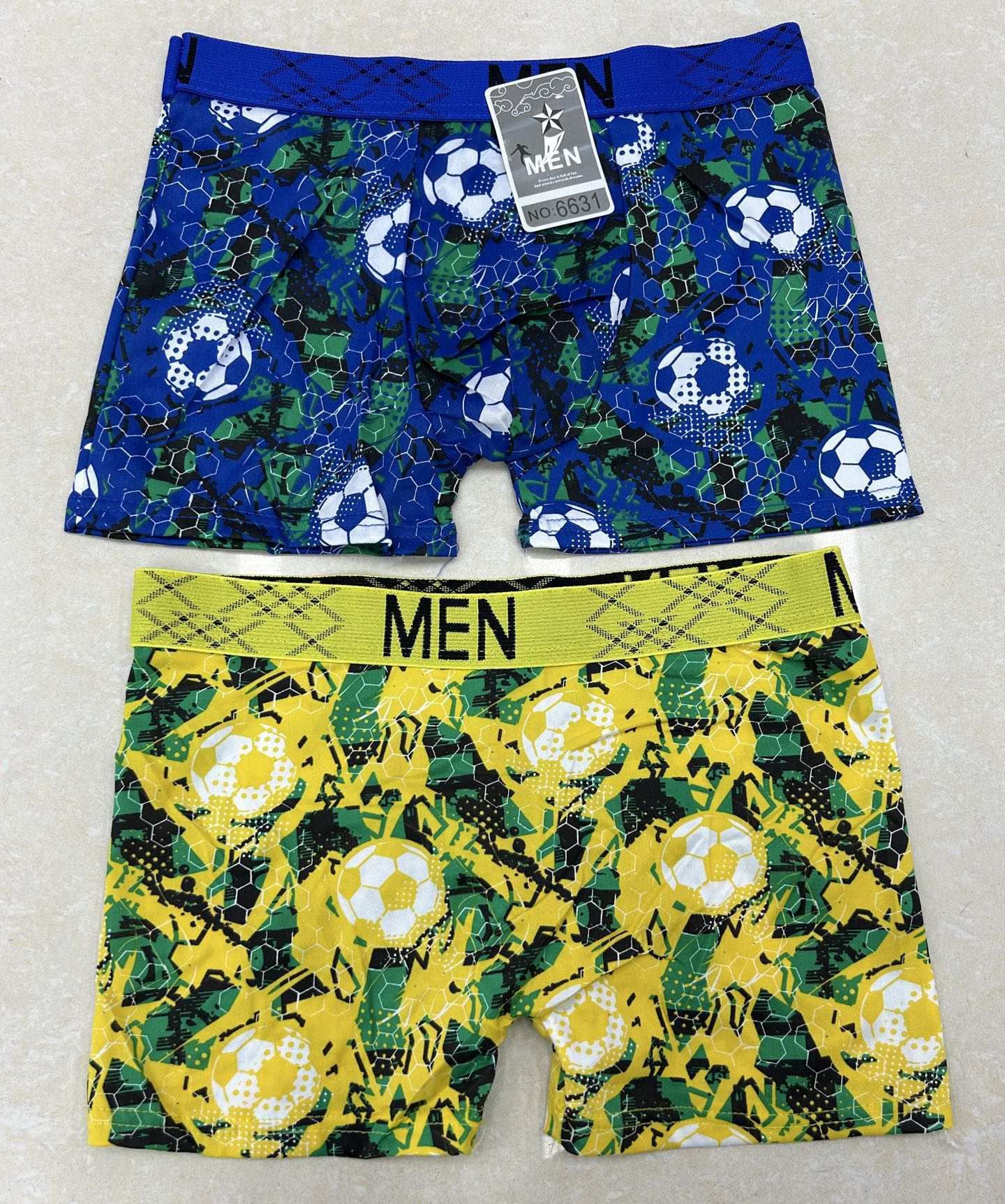 Super low-price men's boxer briefs, flat briefs, comfortable boxer shorts for export. A wide variety of styles available. Custom-made men's briefs are also available Specification drawing