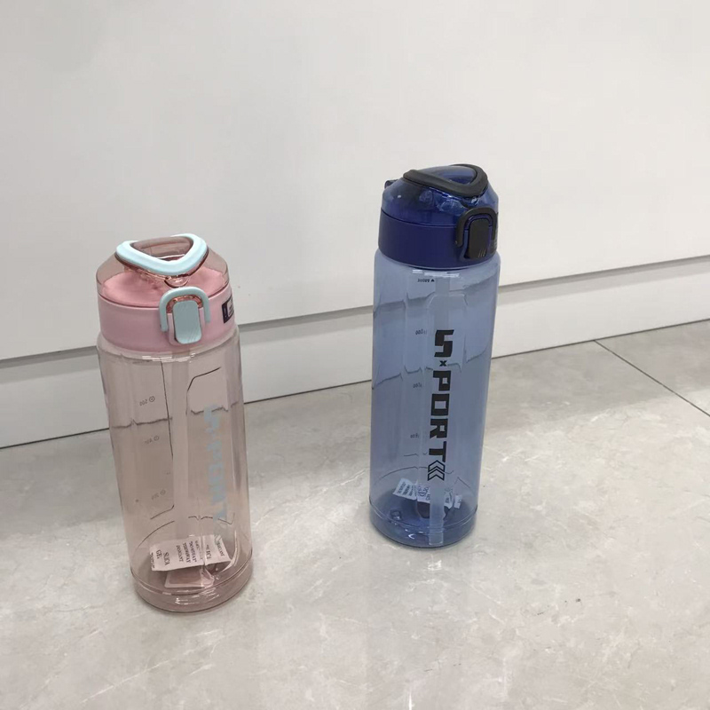「SPORT大容量运动水杯 带吸管便携随手杯 男女学生夏季高颜值防漏塑料水壶」详情5