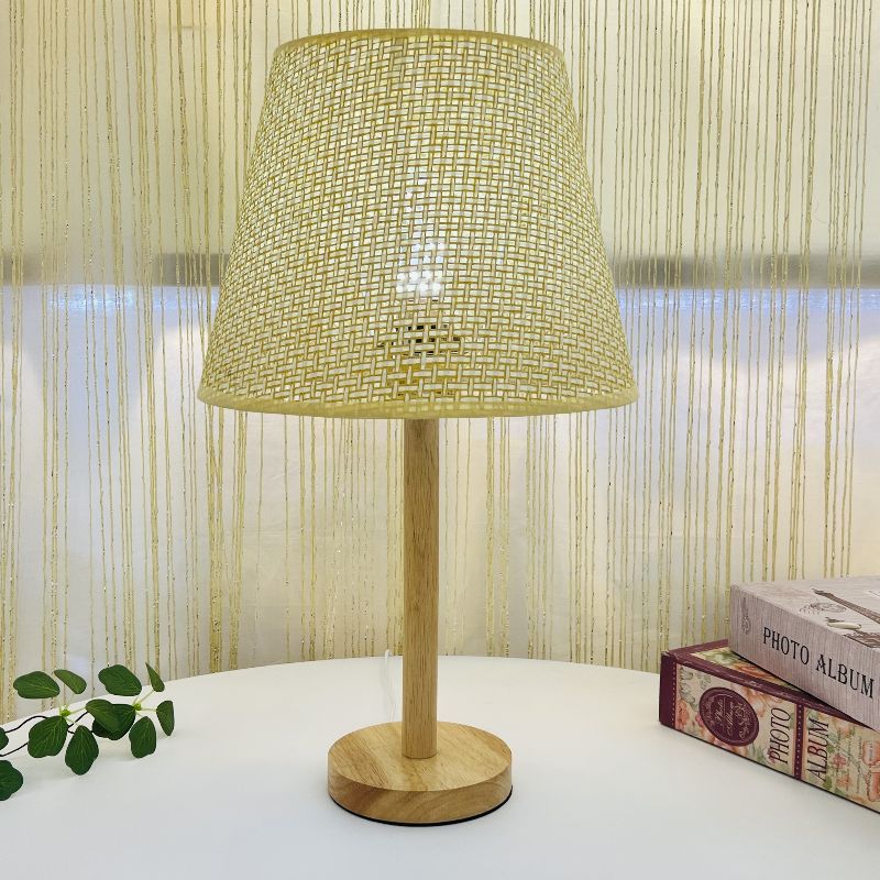 原木简约风百搭木艺家居装饰 卧室 书房照明灯 精致小夜灯 凯威灯饰 KW7099