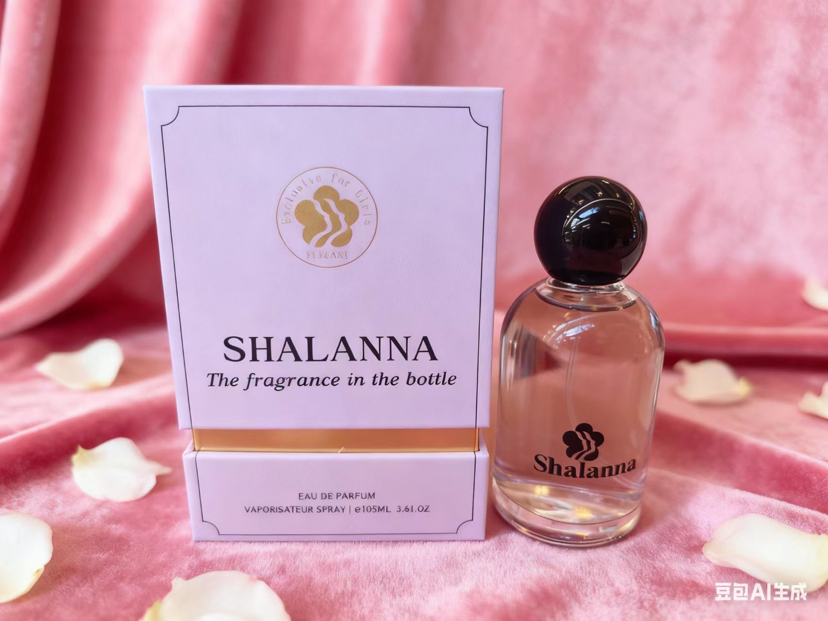 Shalanna's foreign trade women's perfume is a long-lasting, light, neutral and romantic scent that meets the rose fragrance details Picture