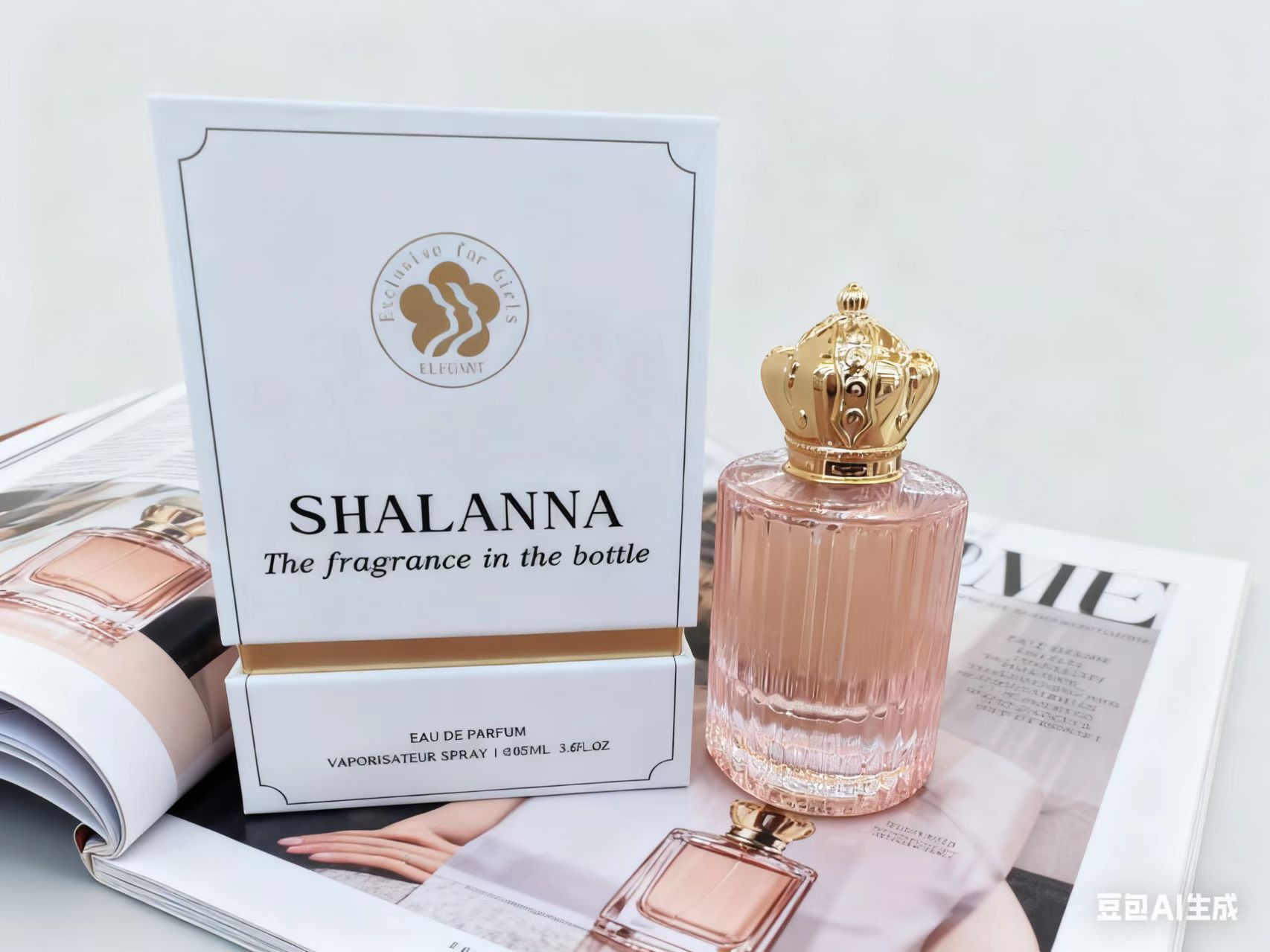 Shalanna's foreign trade women's perfume is a long-lasting, light, neutral and romantic encounter with rose fragrance details Picture