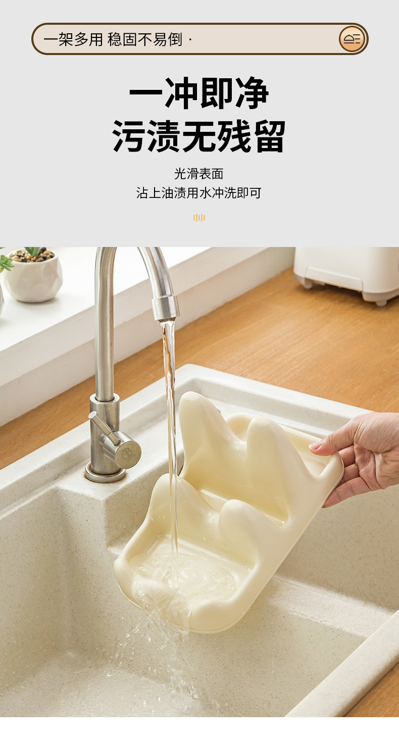 多功能锅盖架锅铲架塑料砧板多用架置物架台面厨房用品大全小百货详情11