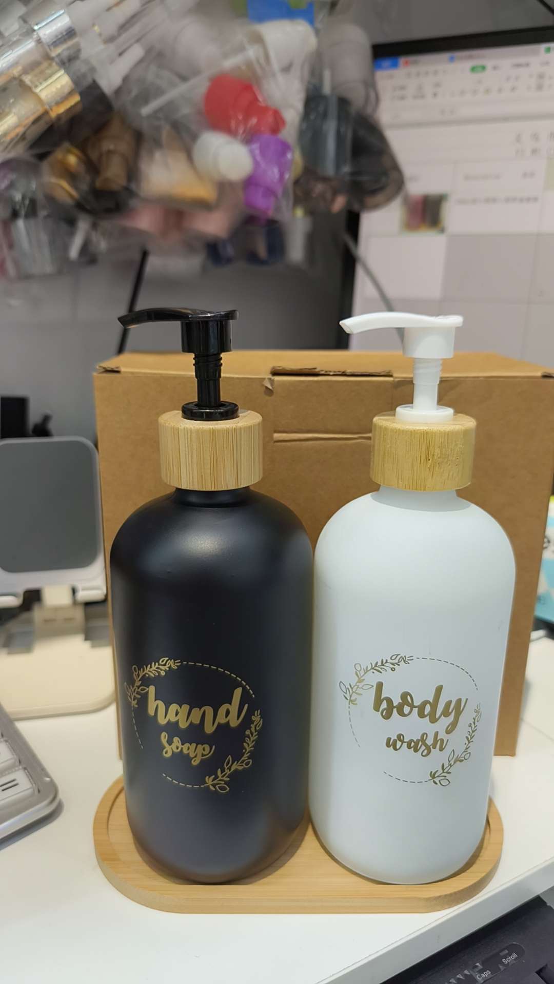 Glass bottles, glassware, hand sanitizer bottles, daily necessities, daily necessities detail image 5