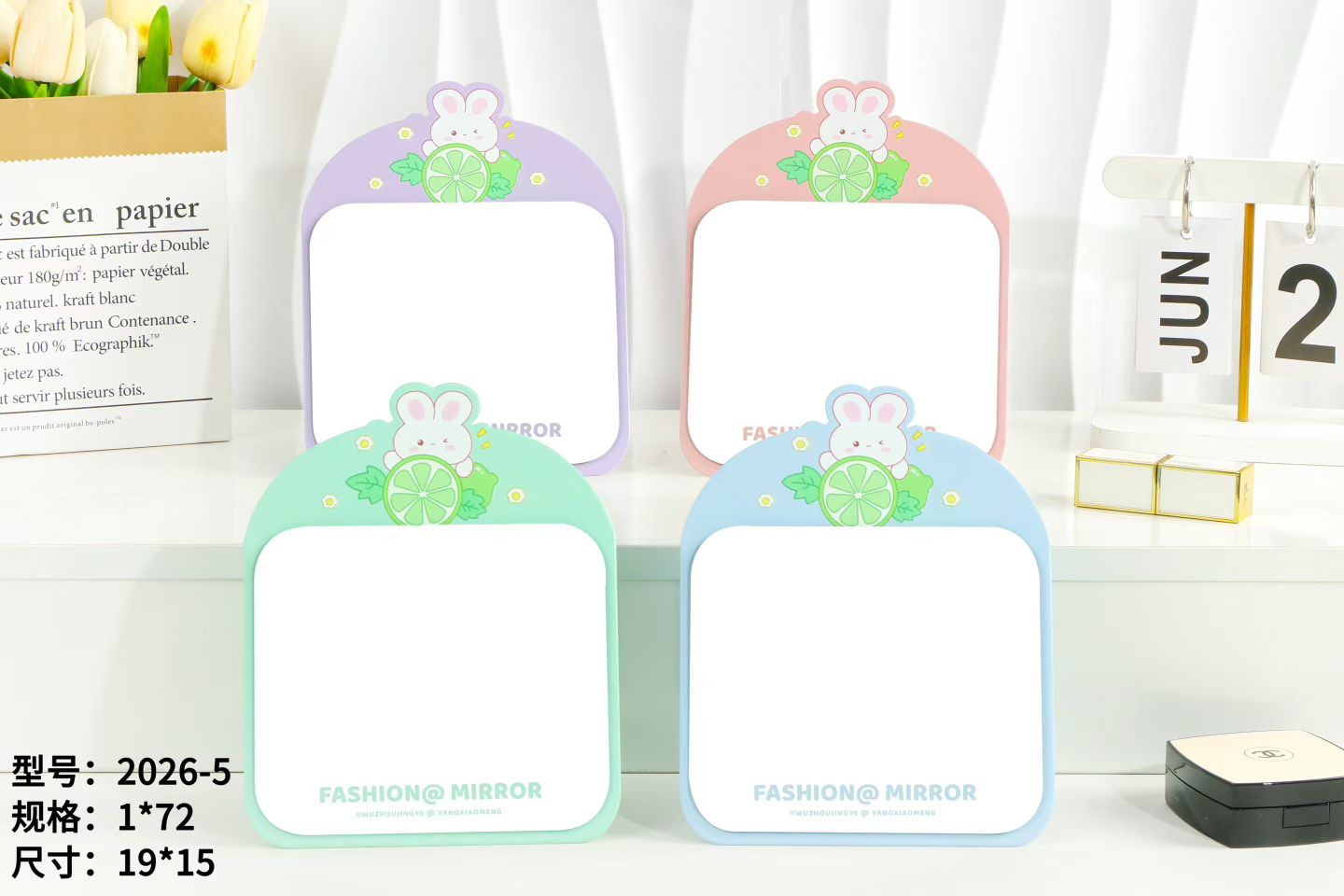 进口流沙化妆镜小镜子LED镜卫浴镜便携化妆镜子面镜子美容镜子详情图9