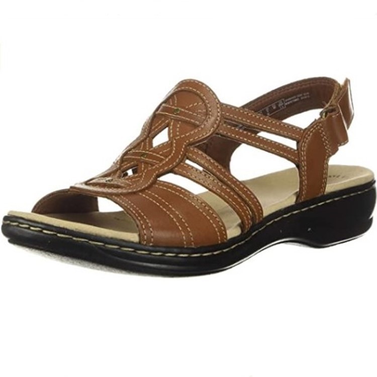 wish AliExpress new European and American flat-bottomed casual open-toe beach sandals for women details Picture