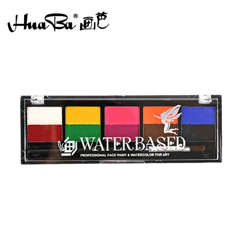 画芭Huaba  水性脸彩拼色 人体彩绘易上色 儿童节万圣节圣诞节摆摊必备