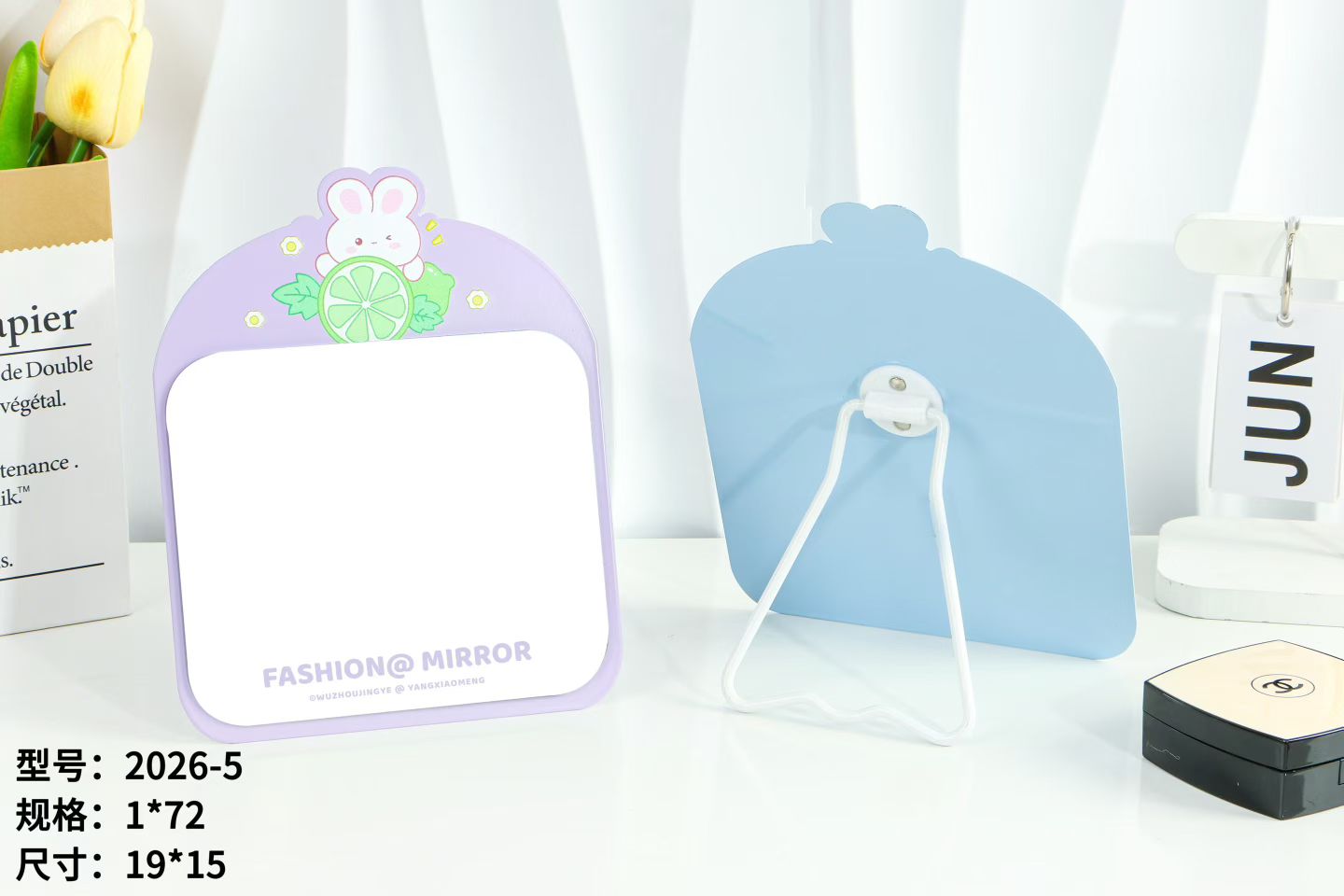 进口流沙化妆镜小镜子LED镜卫浴镜便携化妆镜子面镜子美容镜子详情图8