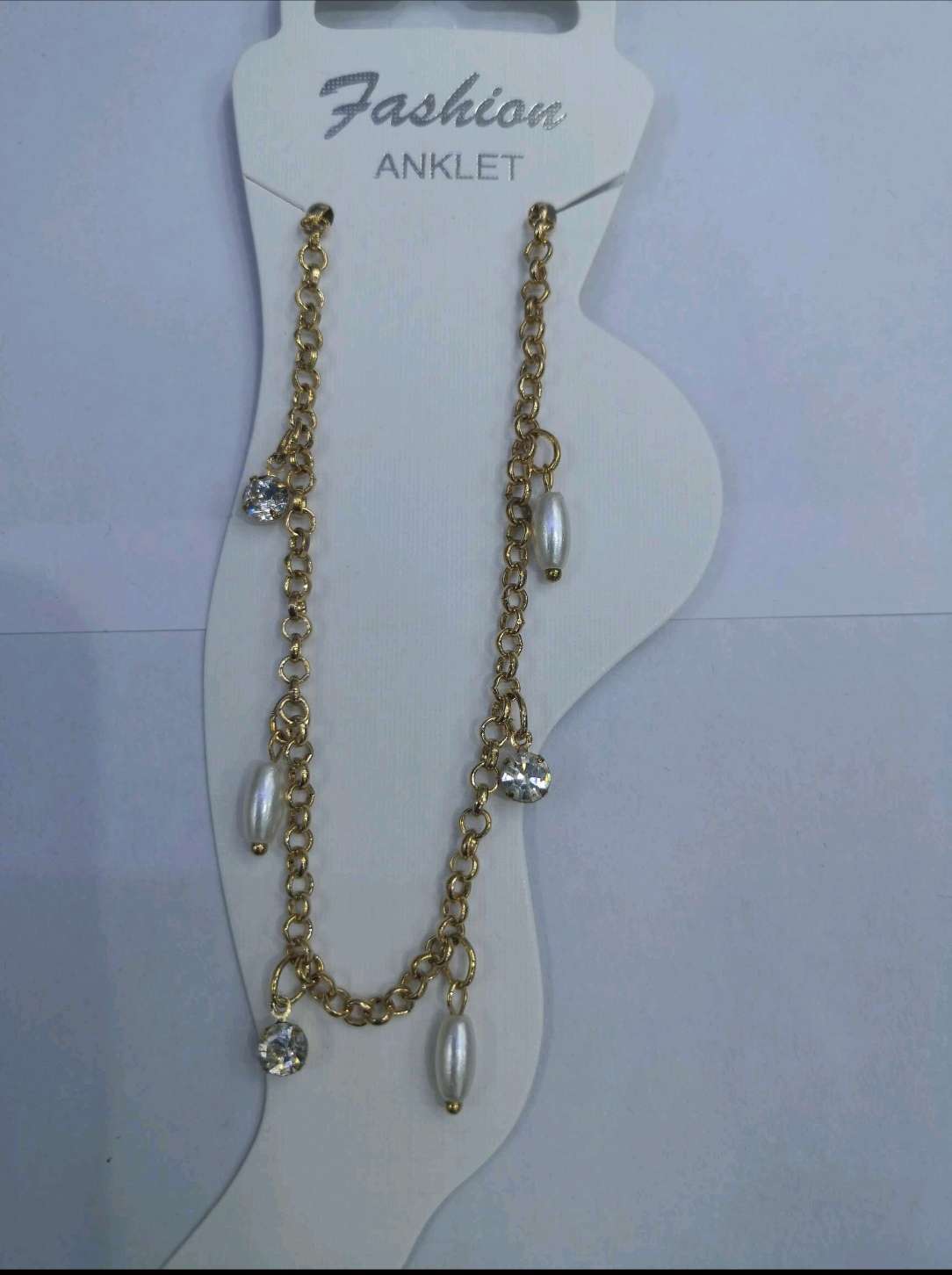 珍珠元素脚链时尚饰品脚饰脚部配饰潮流百搭脚饰品女款