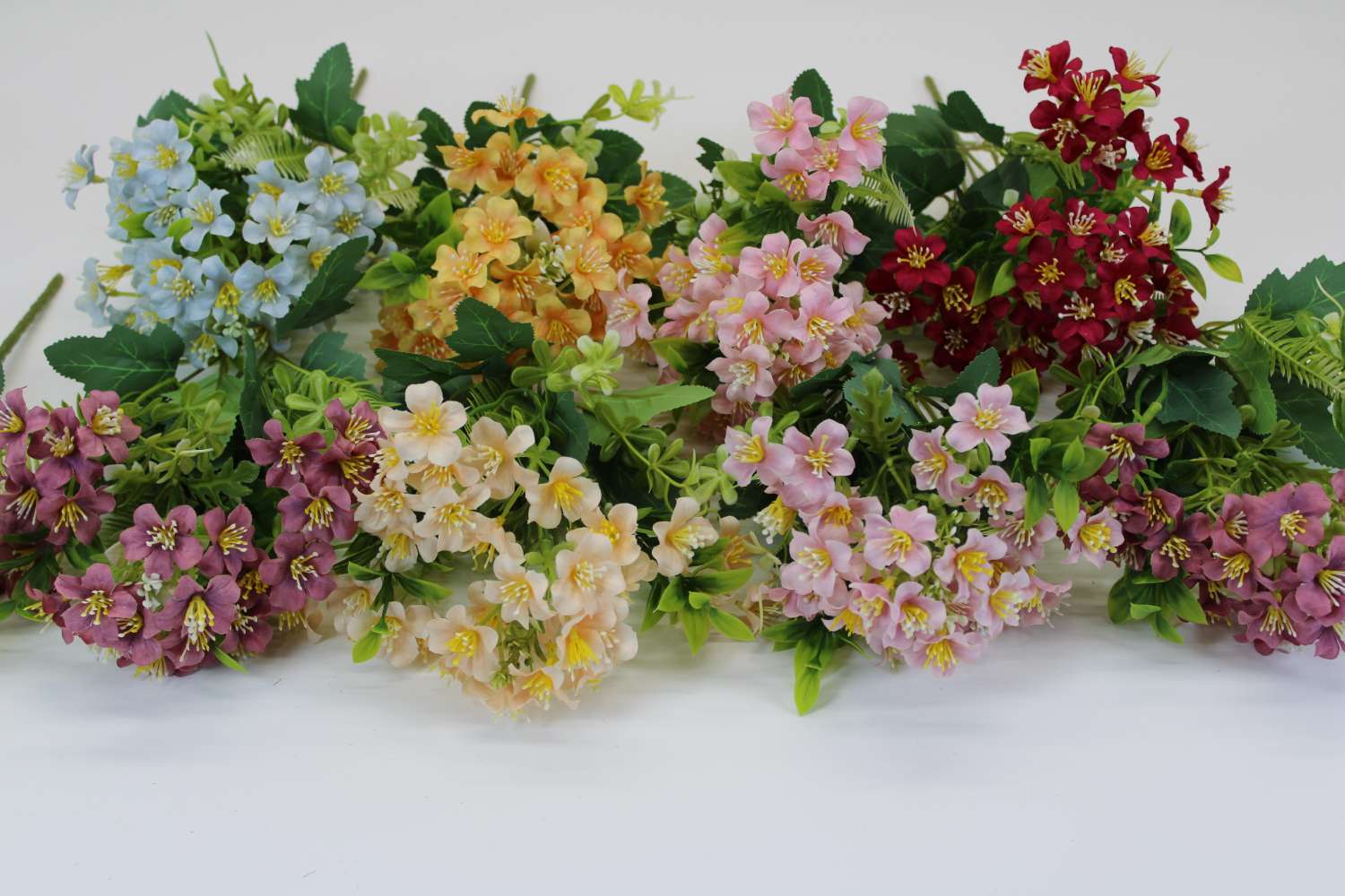 Five-headed small handlebar micro-flower simulation handicrafts, creative display items, handicrafts, gifts, home decorations, multiple choices, fine collection detail image 2