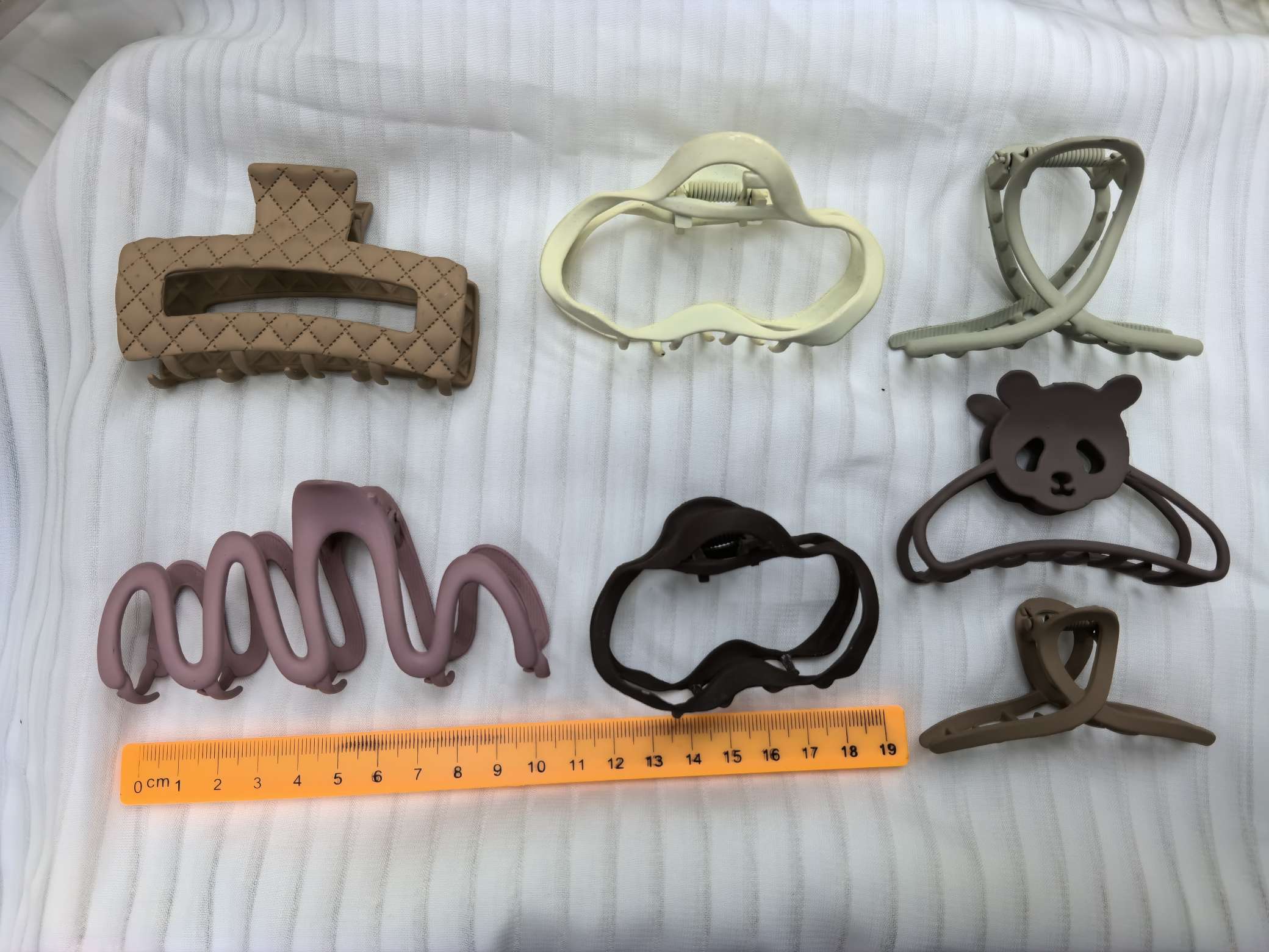 Large hair clips, metal hair clips Specification image
