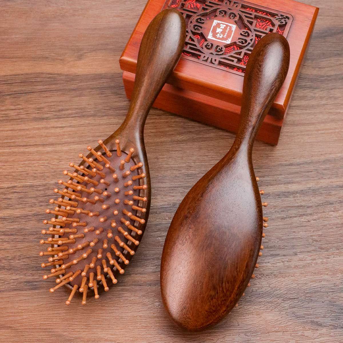 Beauty care, makeup, beauty tools, air cushion comb, wooden comb, small massage comb, hair comb, hair comb, air cushion comb, portable comb, hair care comb, air cushion comb, massage comb, sandalwood comb