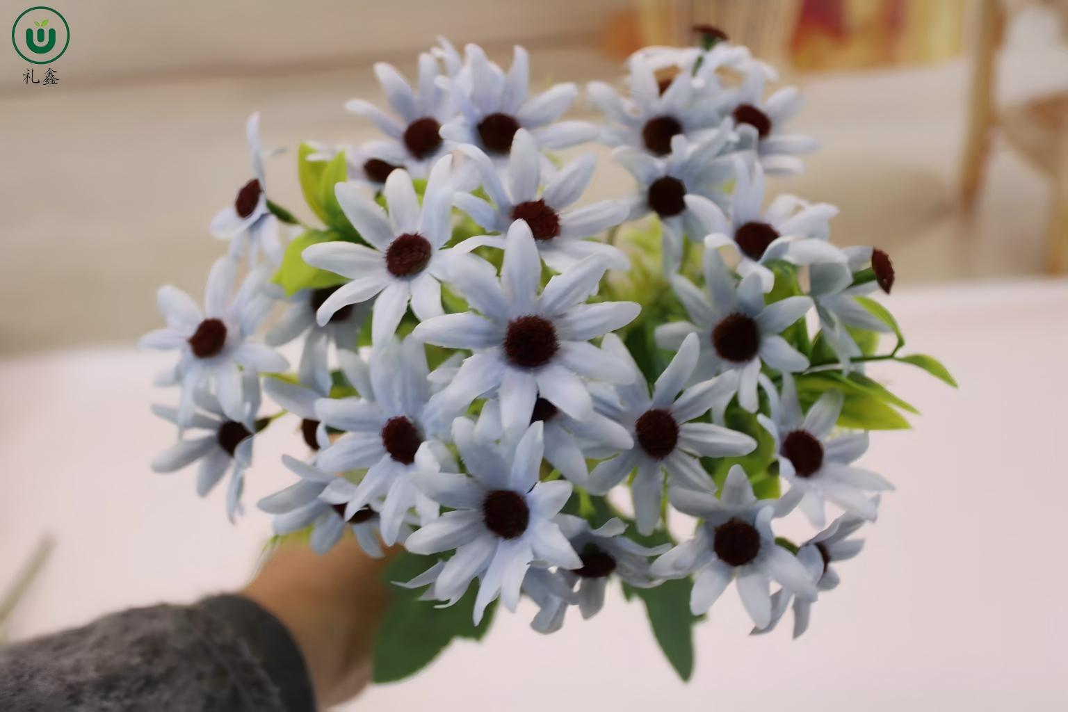 Five-headed small-clawed chrysanthemum simulation handicrafts, creative display items, gifts, home decorations, handicrafts, collectibles, multiple choices details Picture