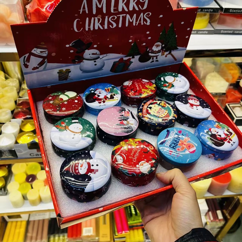 圣诞节大豆蜡马口铁盒情人节母亲节伴手礼香氛装饰蜡烛无烟薰蜡烛圣诞节大豆蜡马口铁盒情人节母亲节伴手礼香氛装饰蜡烛无烟薰蜡烛详情1