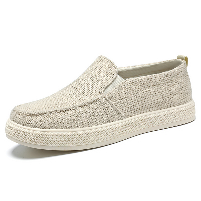 New men's shoes, old Beijing cloth shoes, breathable and non-smelly, dad's shoes, one-step lazy shoes, casual shoes, consignment Item Picture