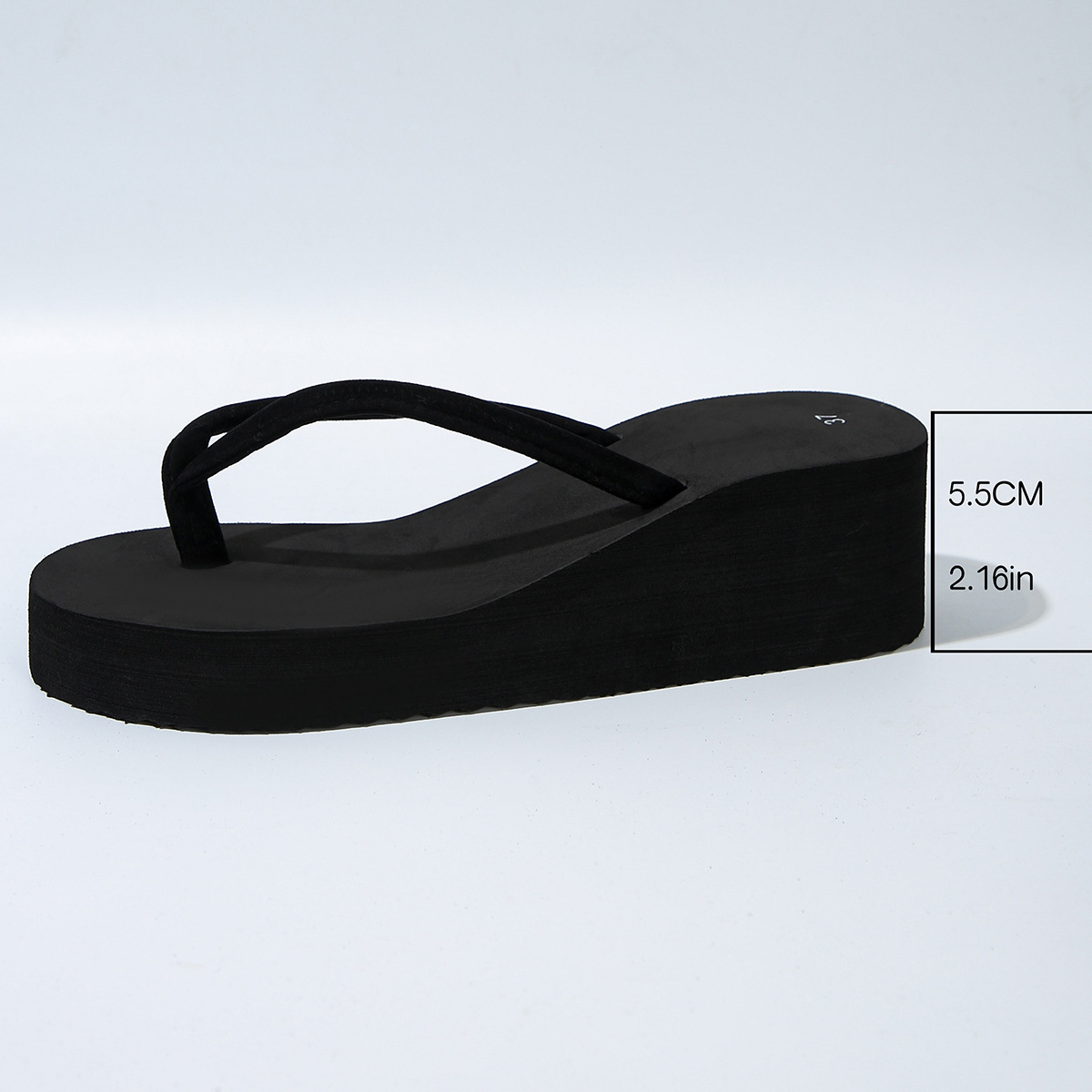 New style of cross-border flip-flops for women, women's wedge heels, summer cool flip-flops, women's flip-flops, large size Application Scenario