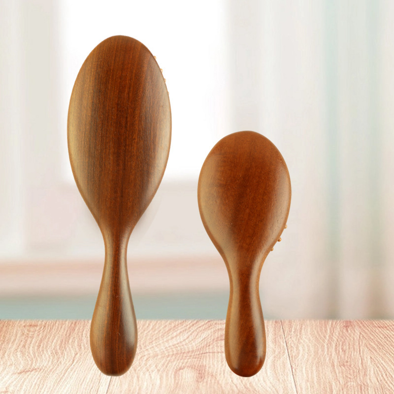 Beauty care, makeup, beauty tools, air cushion comb, wooden comb, small massage comb, hair comb, hair comb, air cushion comb, portable comb, hair care comb, air cushion comb, massage comb, sandalwood comb detail image 9