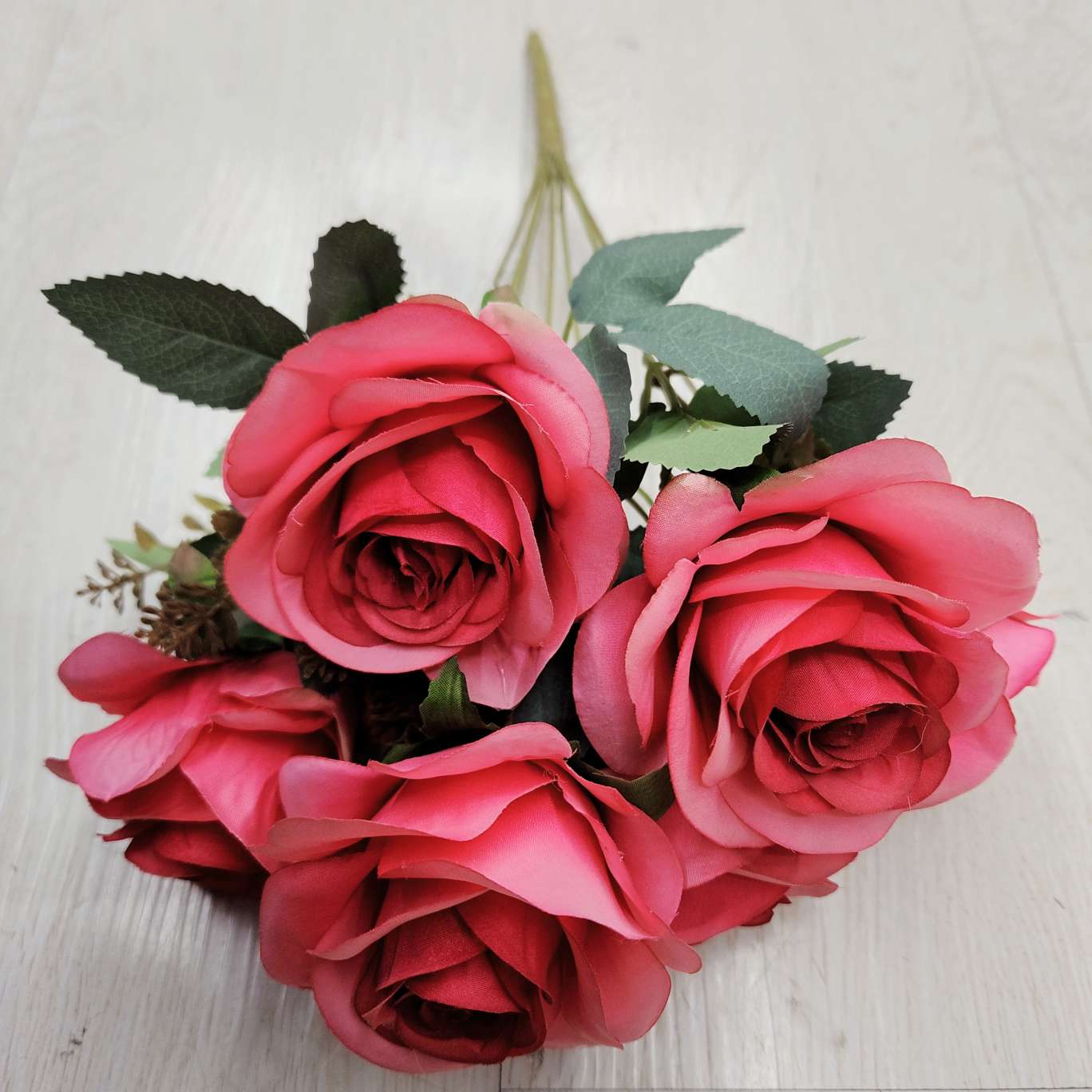 7 Dutch rose office simulation garden rose poles, torches, carnival night guides, electroplated crochet bouquet decorations detail image 6