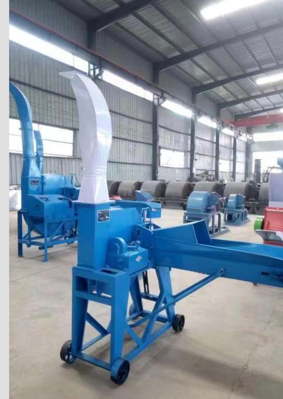 高喷铡草机立式铡草揉丝机大型牛羊养殖秸秆粉碎干湿两用切草碎草细节图