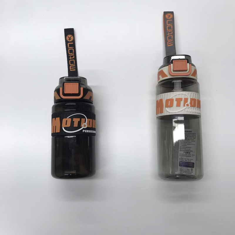 多色运动吸管水杯 便携防漏大容量水壶 户外健身学生随手杯详情4