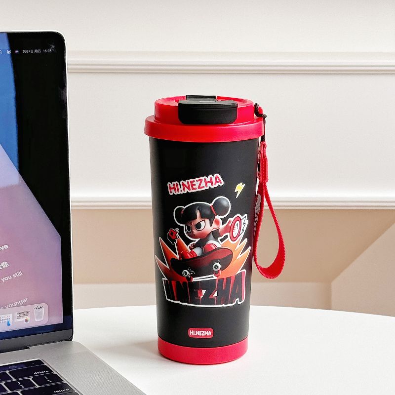 TinkerTot,NeZha保温杯水杯四件套,内316外304,冬日精选水杯保温详情4