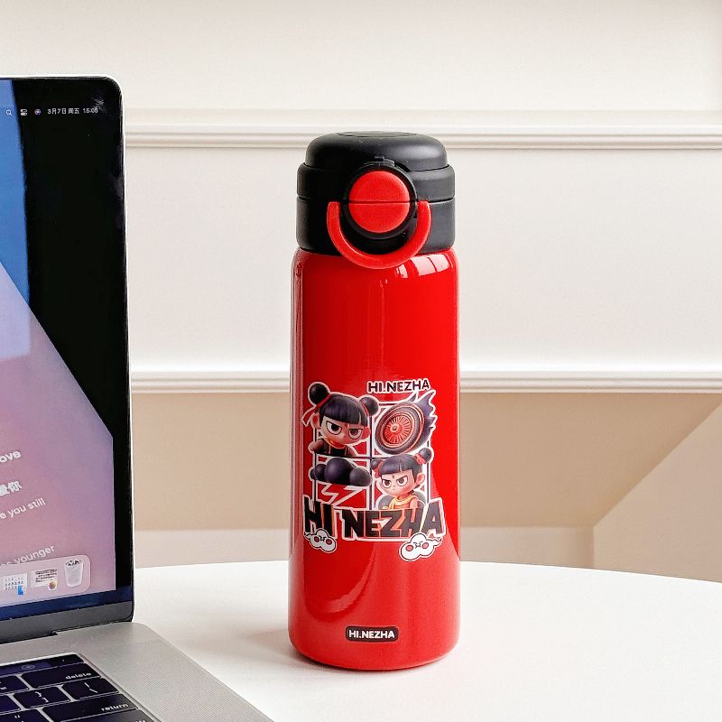 TinkerTot,NeZha保温杯水杯四件套,内316外304,冬日精选水杯保温详情6