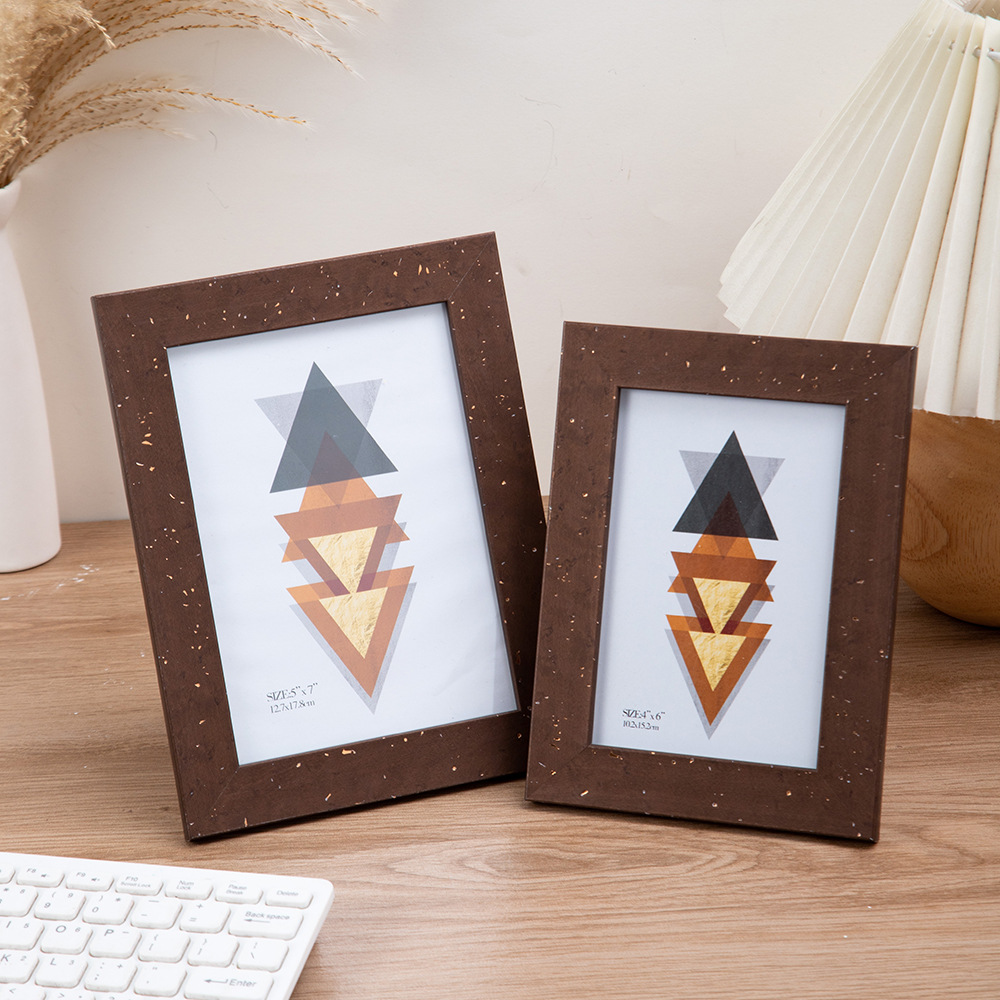 ps eco-friendly photo frame stand: 10*15cm, 13*18cm, 20*25cm, 30*40 photo frames details Picture