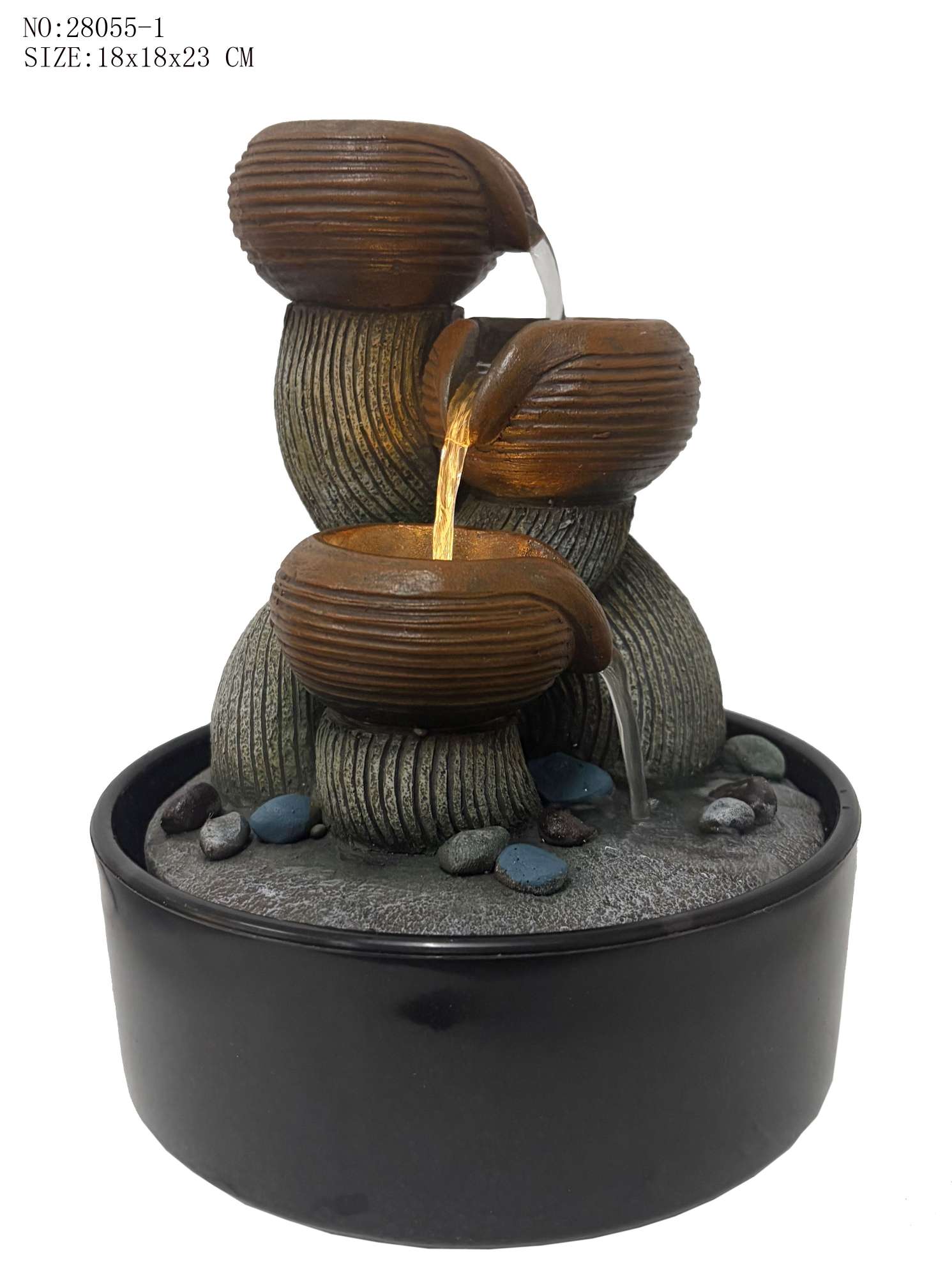 办公室假山流水摆件