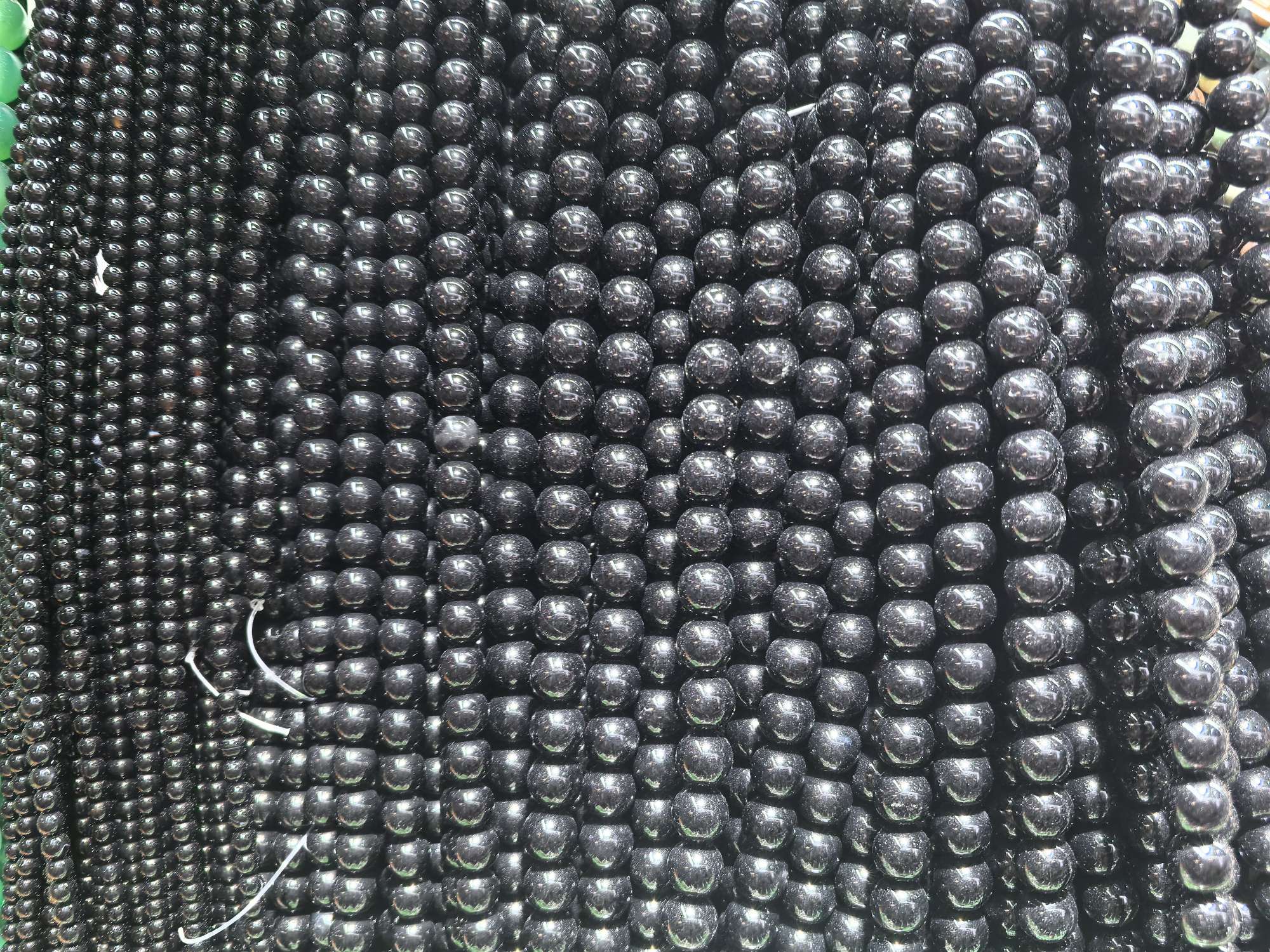 黑玛瑙4、6、8、10mmDIY饰品配件