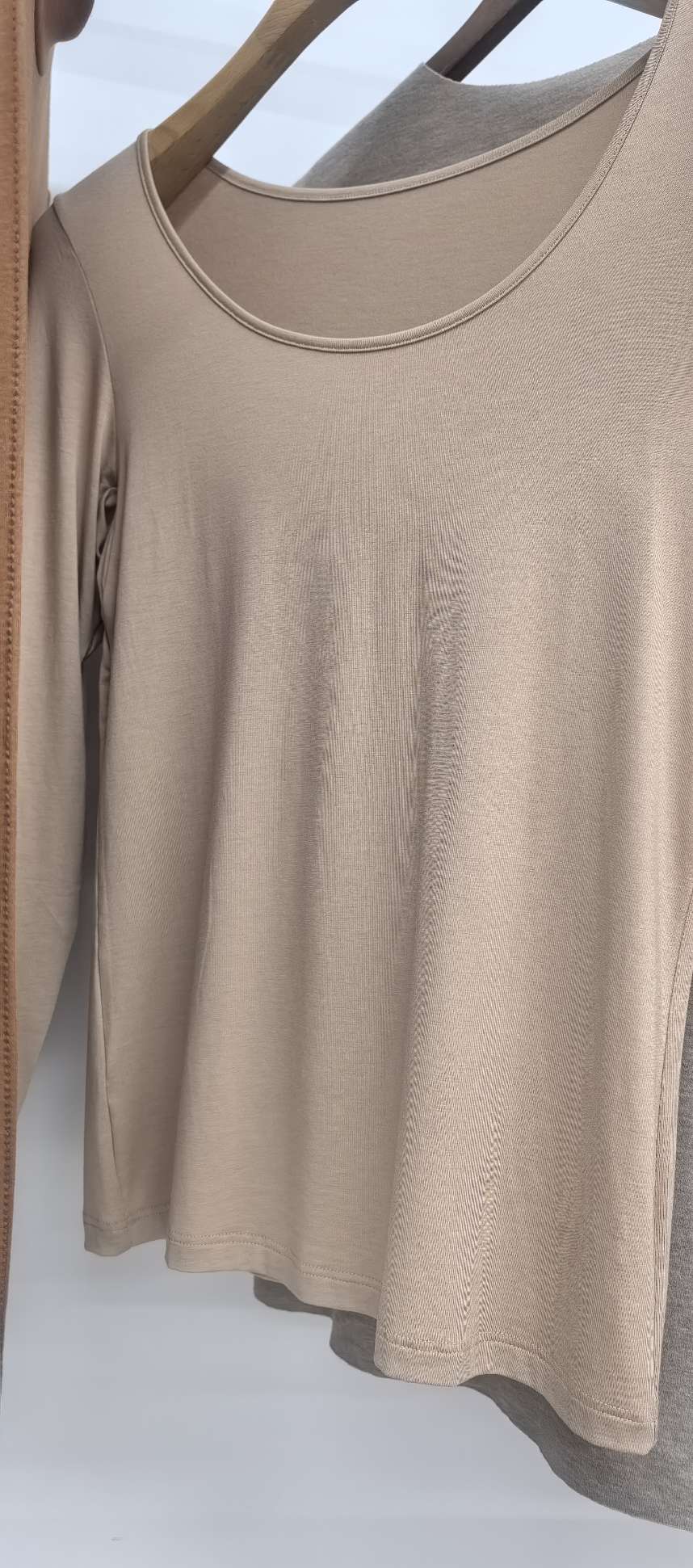 时尚男士长袖内衣保暖上衣打底衫女款修身棉毛衫秋冬季厚款