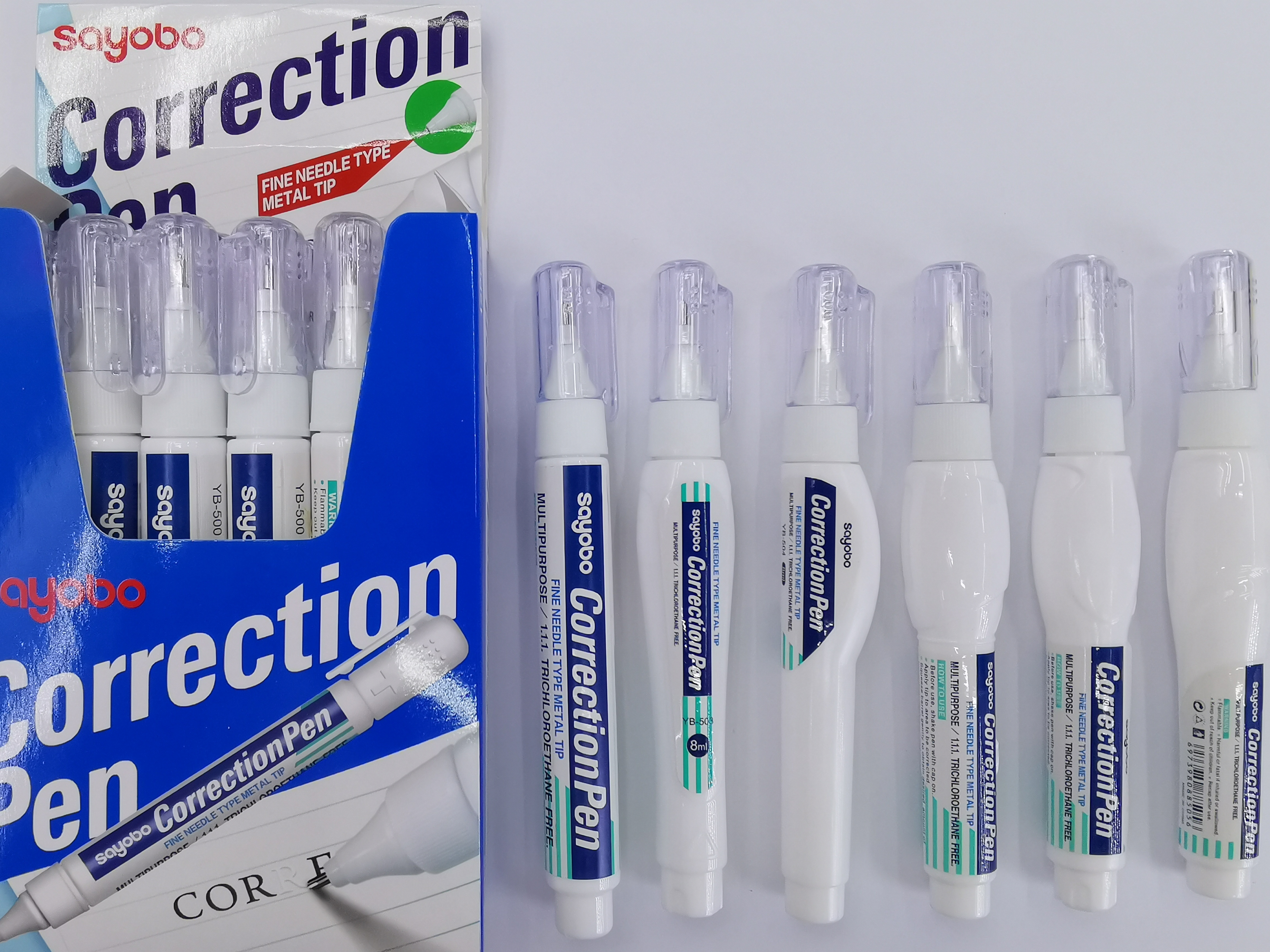 YB-504 high-quality English version correction fluid 8ml, factory direct sale for students details Picture