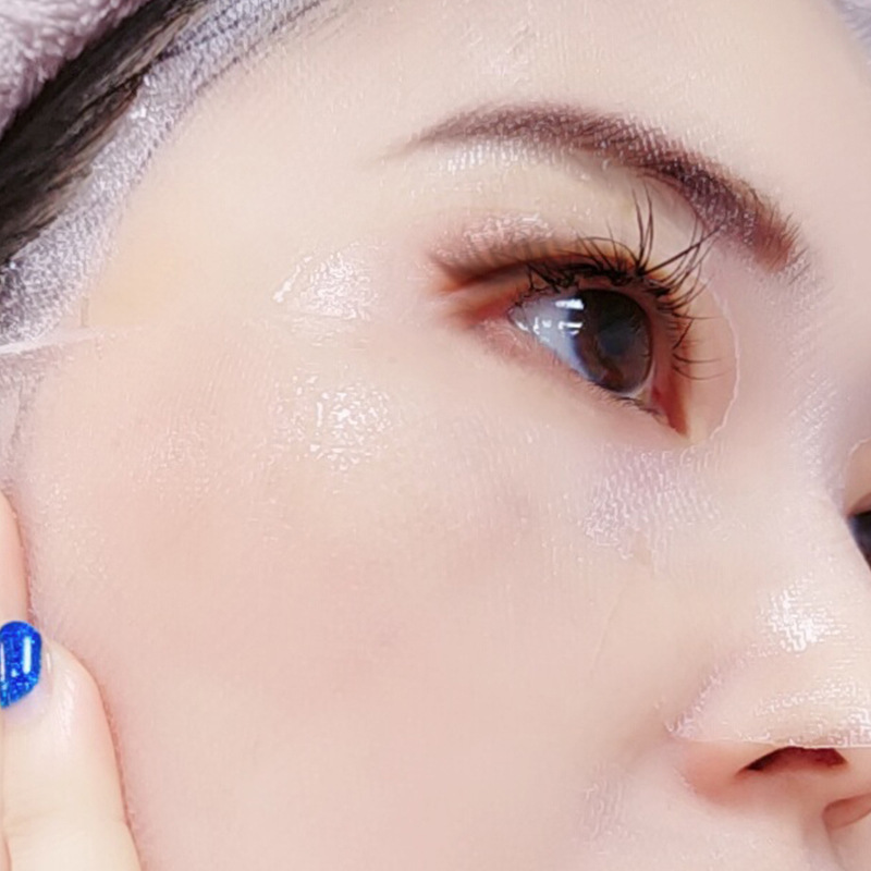 Plant fiber textured water thread mask hydrates, moisturizes, nourishes the skin, brightens the skin, reduces wrinkles, and rejuvenates the skin with hyaluronic acid pic 2