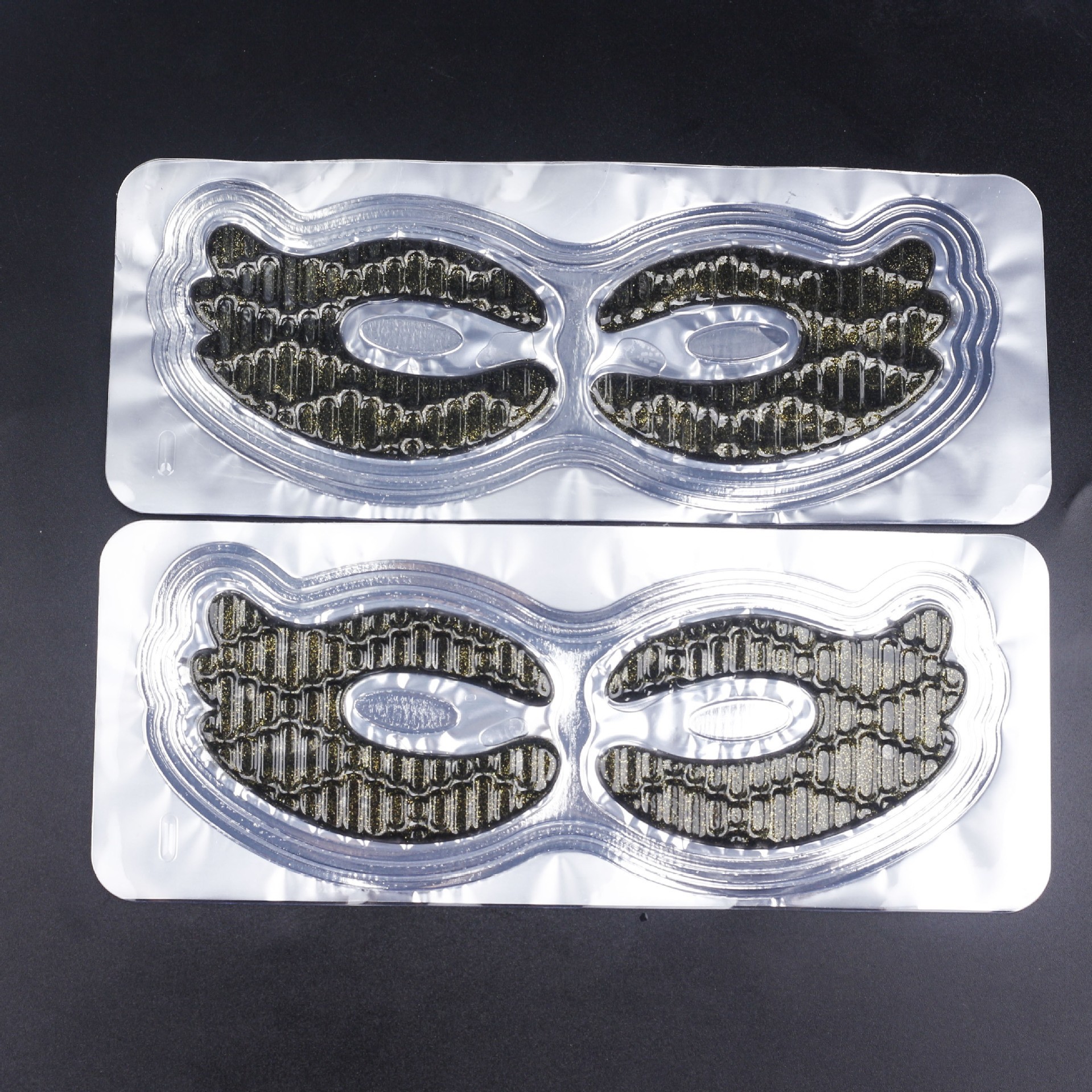 Shark-patterned black gold Repairing Eye Mask Moisturizing and nourishing Repairing Eye mask Appearance patent original factory processing Item Picture