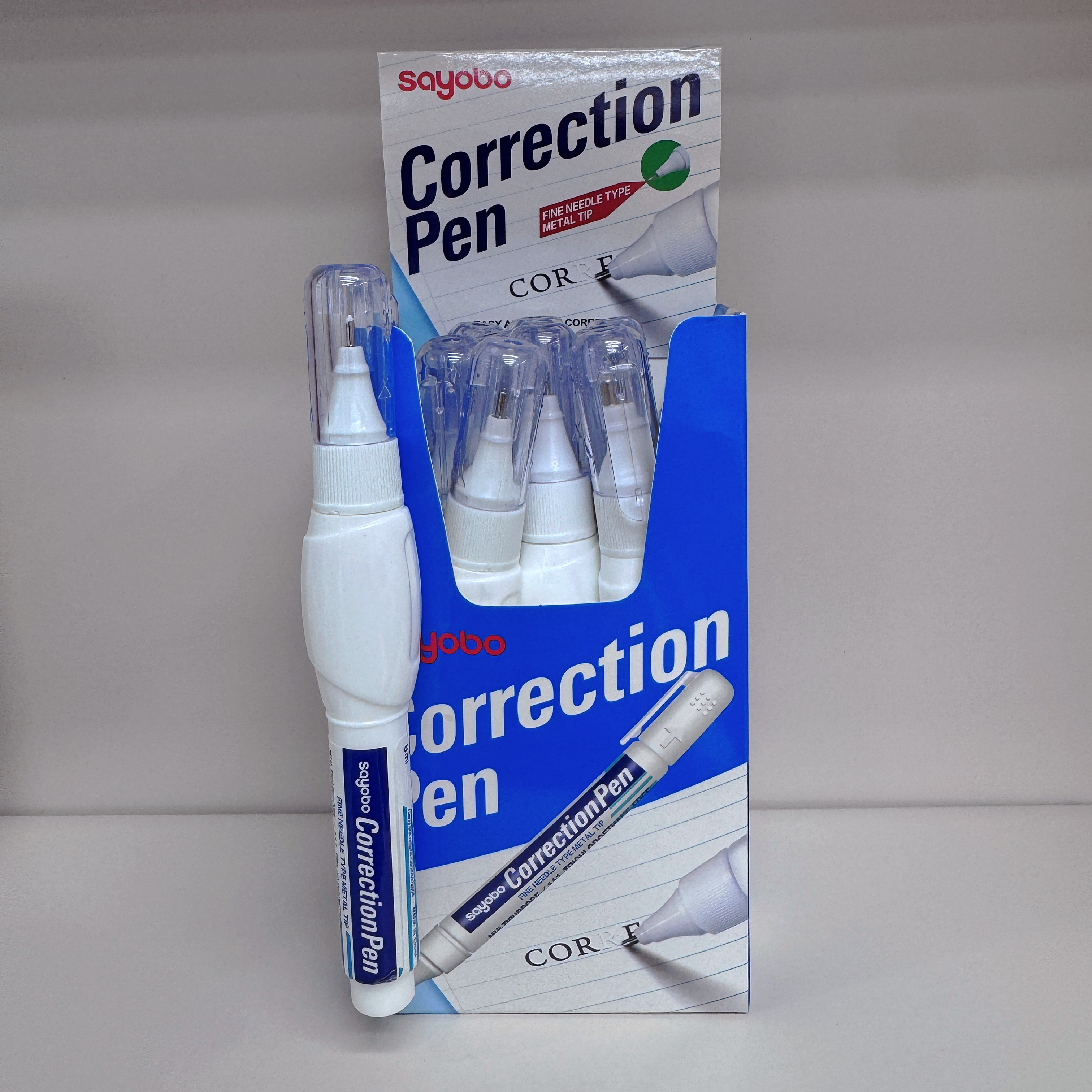 YB-502 high-quality English version correction fluid 8ml, factory direct sale for students full figure