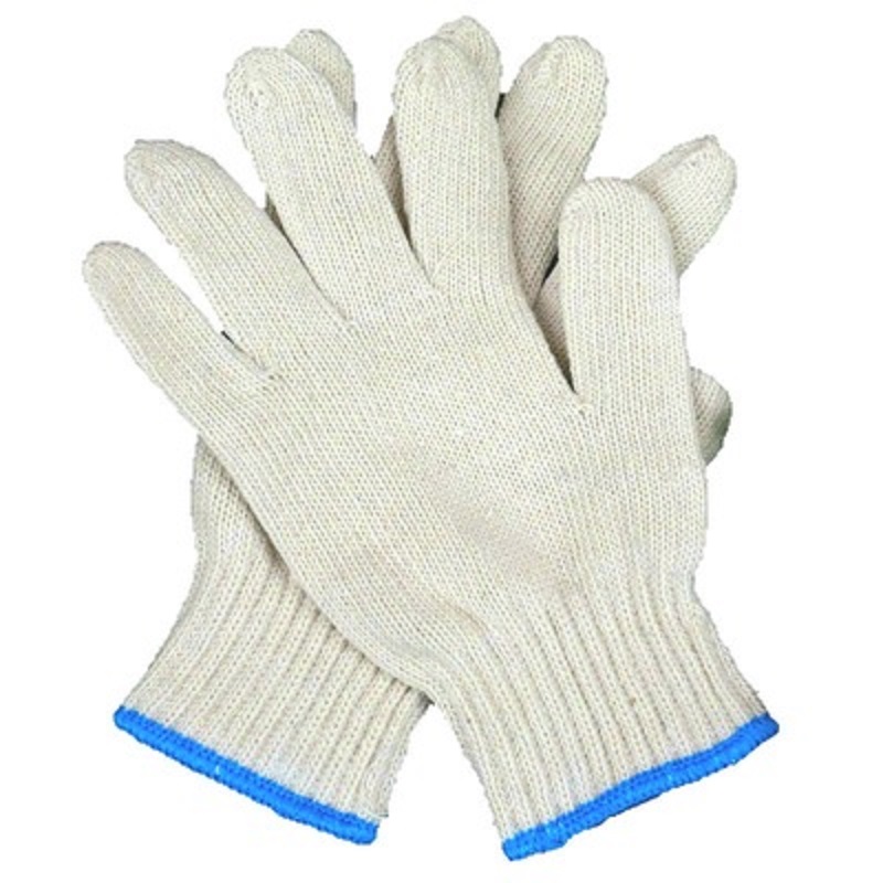 蓝边棉纱手套