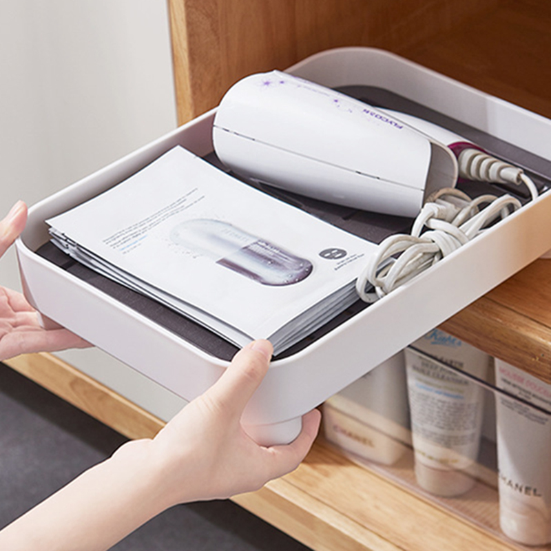 Household draining tray, double-layer rectangular storage rack, multi-purpose tea set and tea table storage box Item Picture