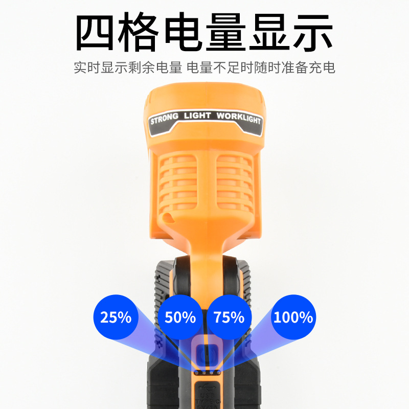 New handheld work light, LED car maintenance light, COB work light, camping lighting and inspection light details Picture