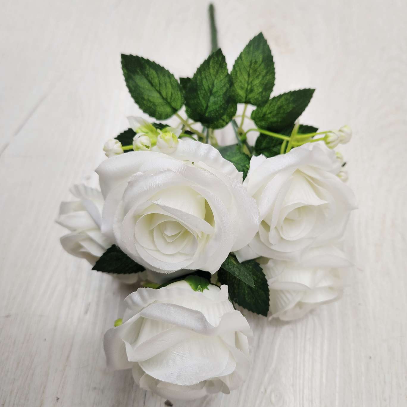 6 pearl rose office simulation garden rose poles, torches, carnival night guides, electroplated crochet bouquets, cultural decorations Specification image