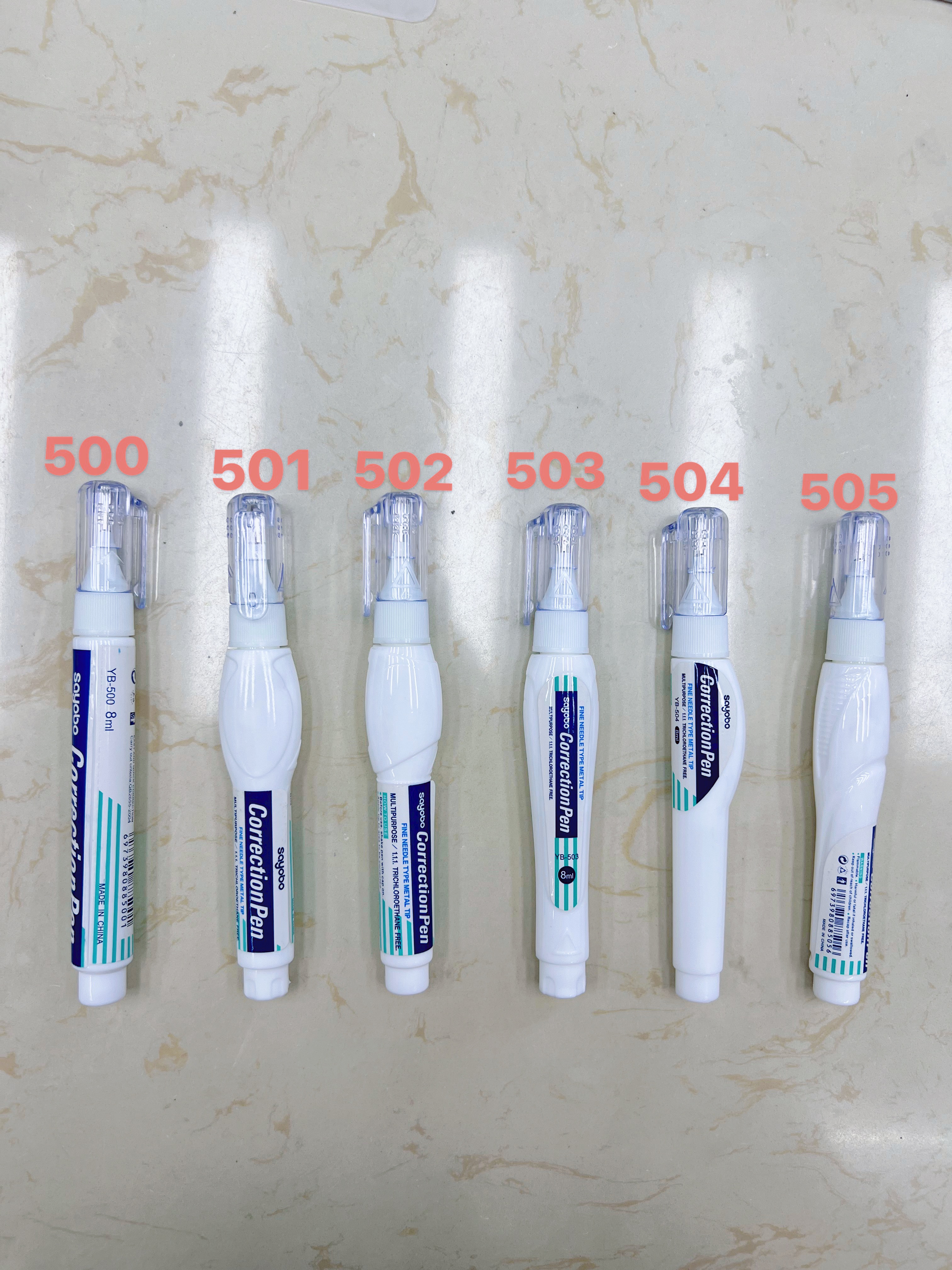 YB-503 high-quality English version correction fluid 8ml, factory direct sale for students Application Scenario