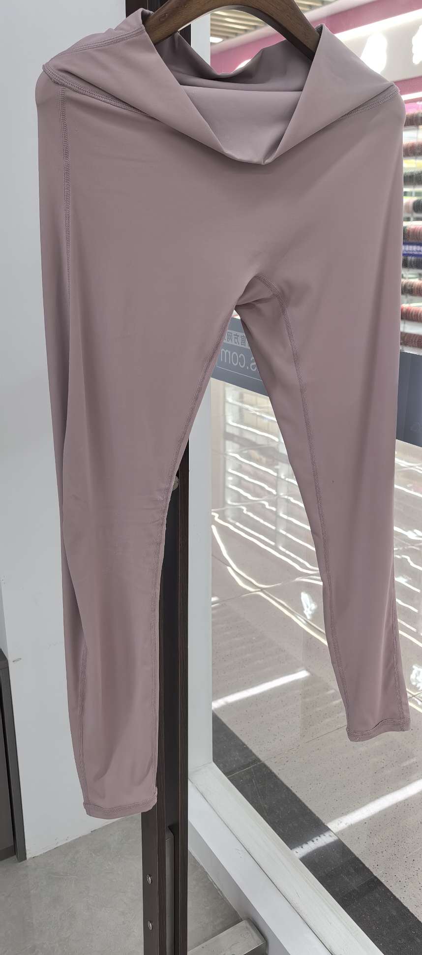 运动户外瑜伽健身服女速干紧身长裤性运动裤针织面料女