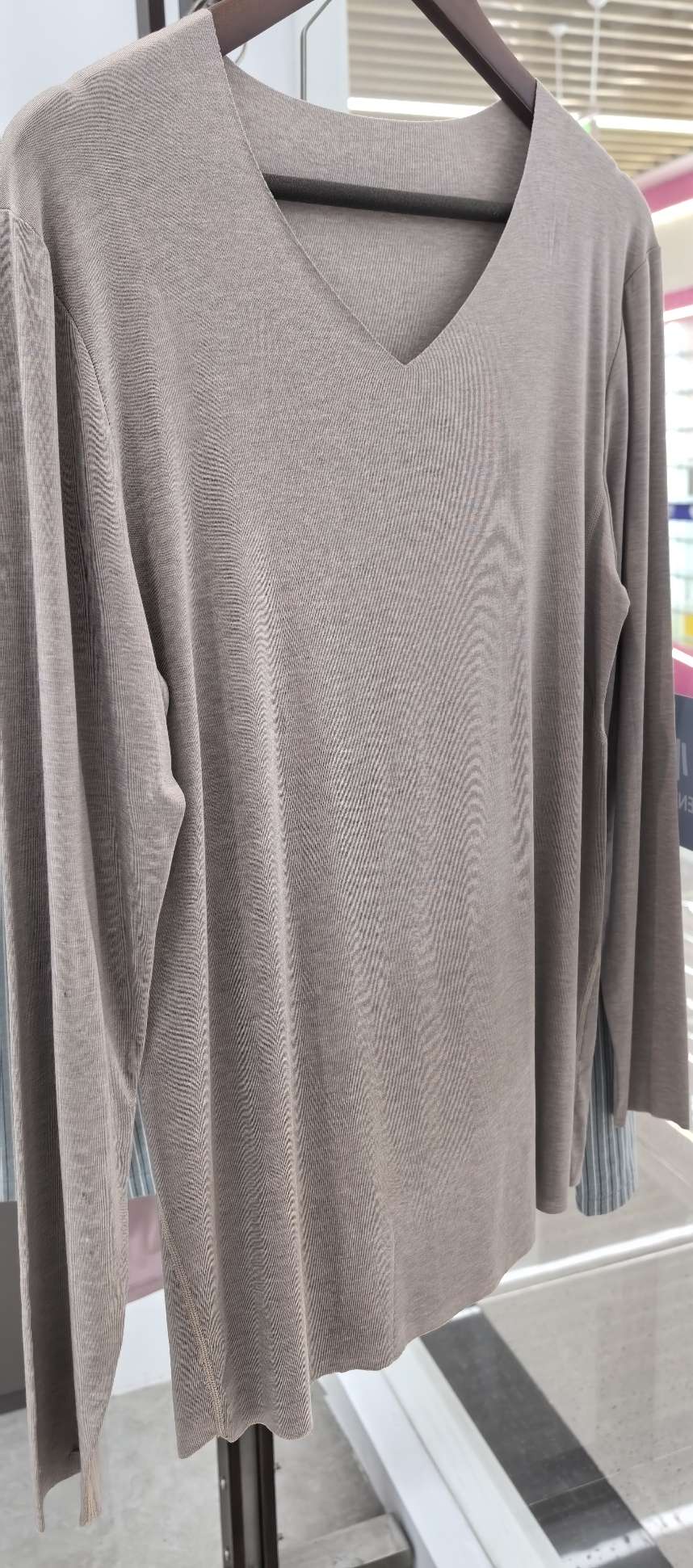 时尚男士长袖发热衣保暖内衣打底衫女长袖棉毛衫修身秋冬季保暖上衣