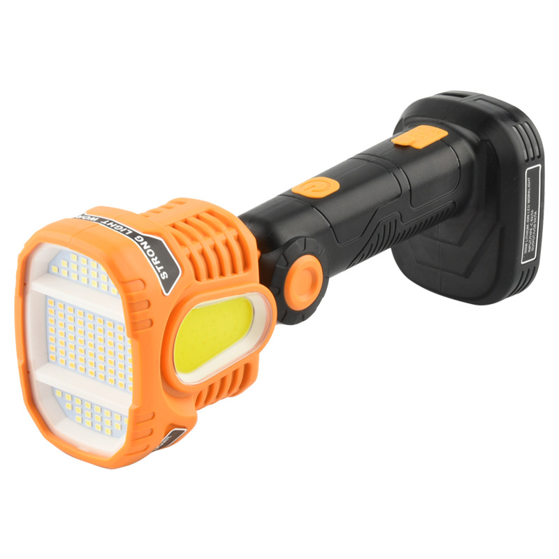 Wholesale of rechargeable outdoor portable lamps, flashlights, COB camping lamps with built-in USB charging, multi-functional camping work lights pic 8