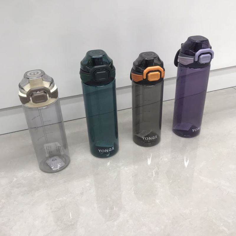 大容量运动水杯 630/700ml 便携吸管杯 健身户外防漏塑料水壶详情5