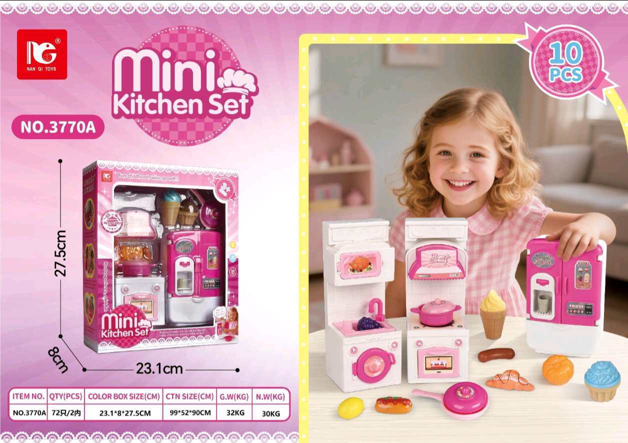 儿童益智玩具过家家迷你小厨房女孩玩具炉具冰箱家电过家家