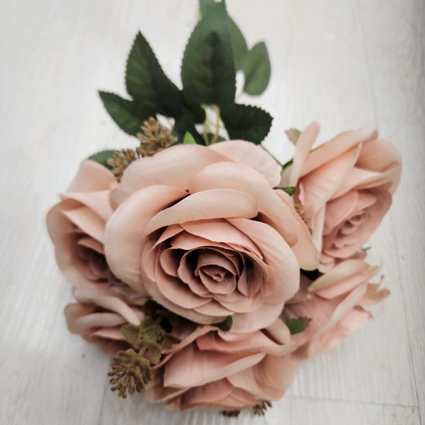 7 Dutch rose office simulation garden rose poles, torches, carnival night guides, electroplated crochet bouquet decorations detail image 3