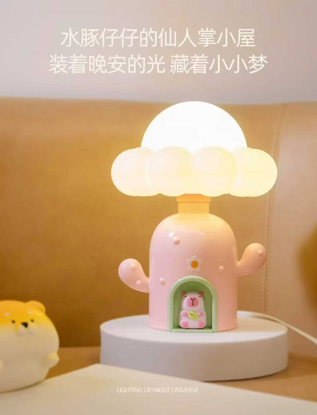 USB插电款小夜灯 水豚小夜灯