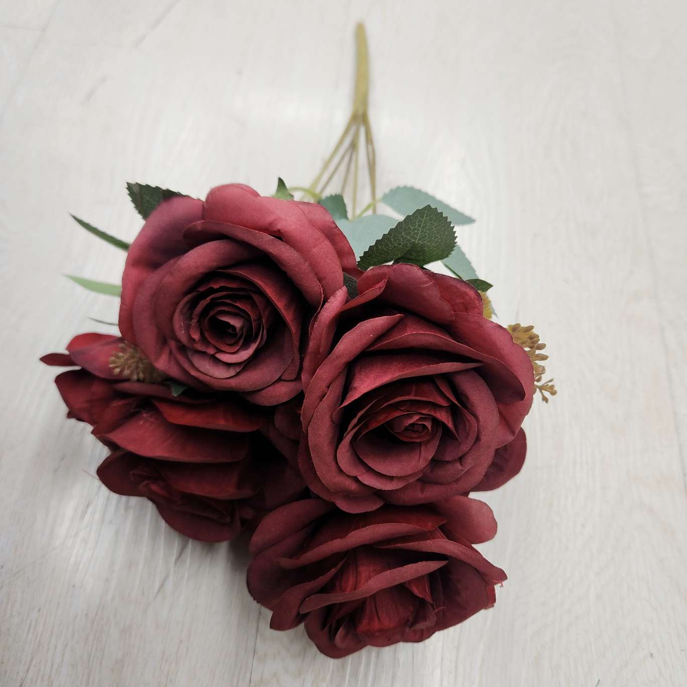 7 Dutch rose office simulation garden rose poles, torches, carnival night guides, electroplated crochet bouquet decorations detail image 11